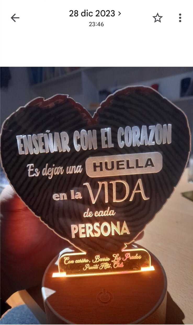 Primer producto creado por Grabado Celestial